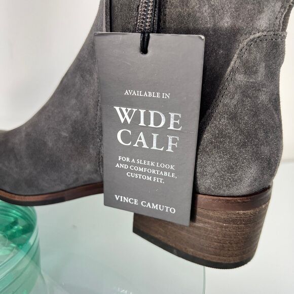 Vince Camuto Kochelda 2 Over the knee Suede Boots Gray Wide Calf - Picture 8 of 12